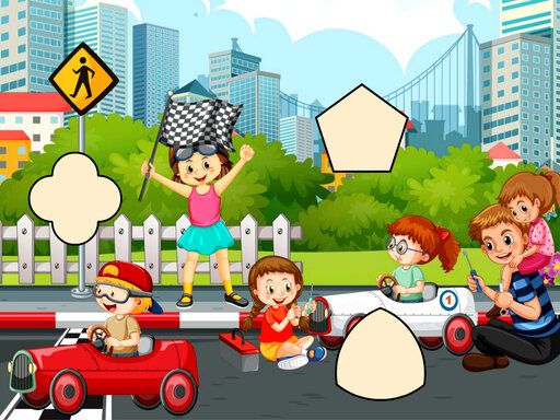 Racing Pic Pasting - browser game screenshot