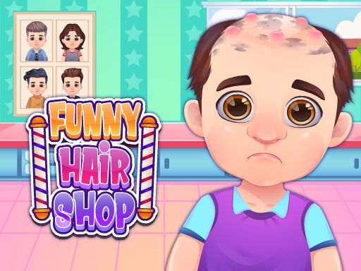 FUNNY HAIR SALON FUNNY HAIR SALON - browser game screenshot