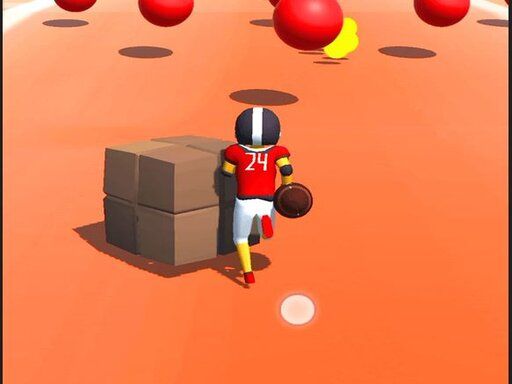Rugby Ball Runner - browser game screenshot