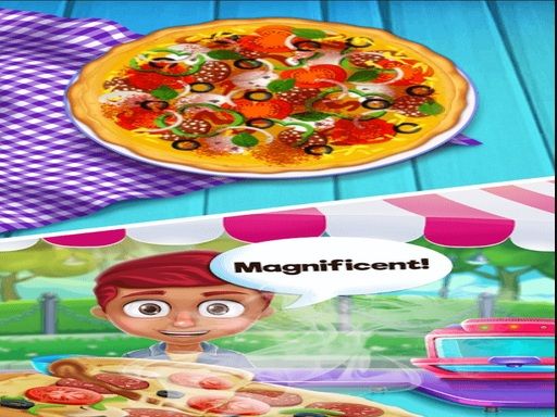 Funny Pizza Maker - browser game screenshot
