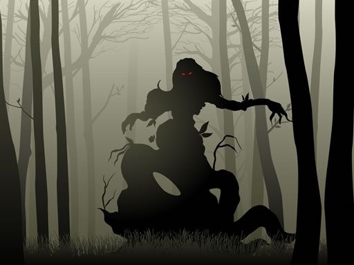 Evil Spirits Jigsaw - browser game screenshot
