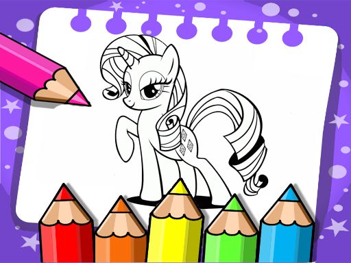 My Little Pony Coloring - browser game screenshot