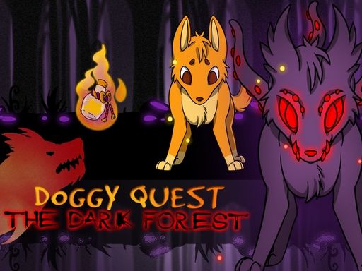 Doggy Quest : The Dark Forest - browser game screenshot