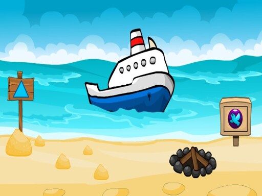 Beach Escape 3 - browser game screenshot