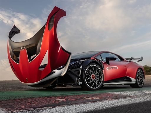 Lamborghini Huracan STO Slide - browser game screenshot