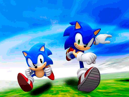 Sonic Jigsaw Puzzle Collection - browser game screenshot
