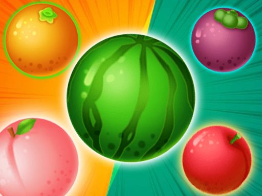 Fruits merge Battle - browser game screenshot