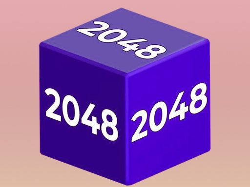 Chain Cube 2048 3D - browser game screenshot