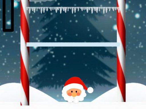 Santa Claus Jumping - browser game screenshot