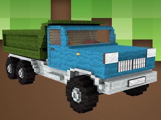 Minecraft Truck Jigsaw Minecraft Truck Jigsaw - browser game screenshot