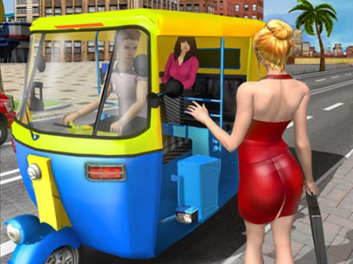 Real Rickshaw Drive - browser game screenshot