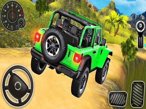 Offroad Jeep Simulator 4x4 2022 - browser game screenshot