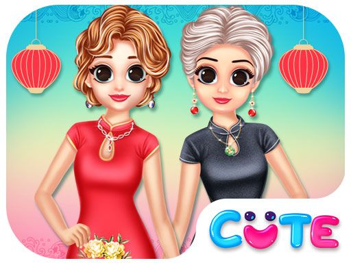 Princess Cheongsam Shanghai Fashion - browser game screenshot