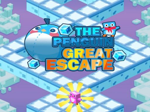Penguin escape - browser game screenshot