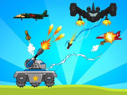 Tank War Defense - browser game screenshot