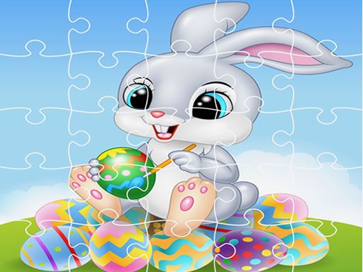 Happy Easter Jigsaw - browser game screenshot