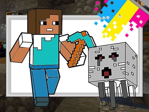 Minecraft Coloring Pages Minecraft Coloring Pages - browser game screenshot