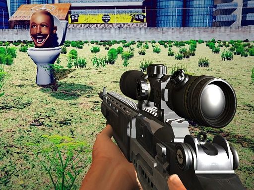Sniper Hunting Skibidi Toilet - browser game screenshot