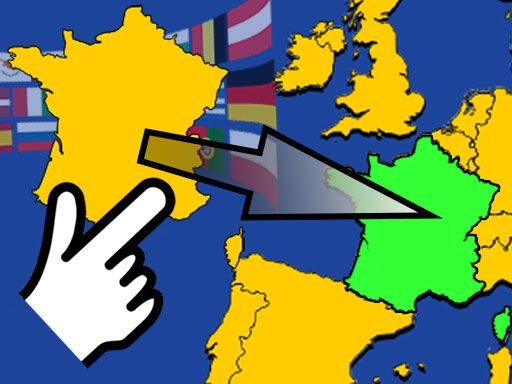Scatty Maps: Europe - browser game screenshot