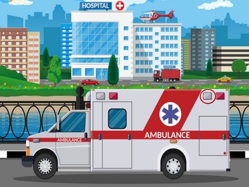 Ambulance Trucks Differences - browser game screenshot