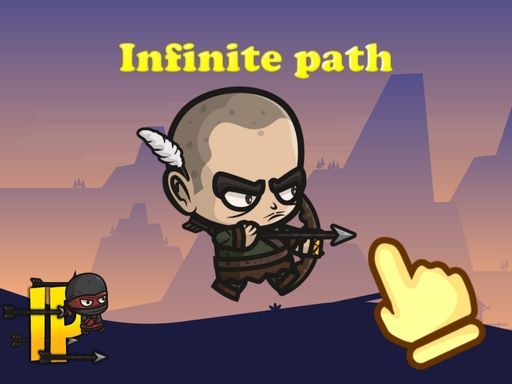 Infinite path - browser game screenshot