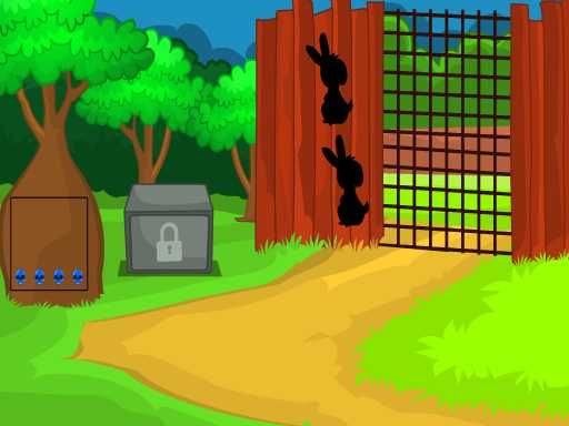 Rabbit Land Escape Rabbit Land Escape - browser game screenshot