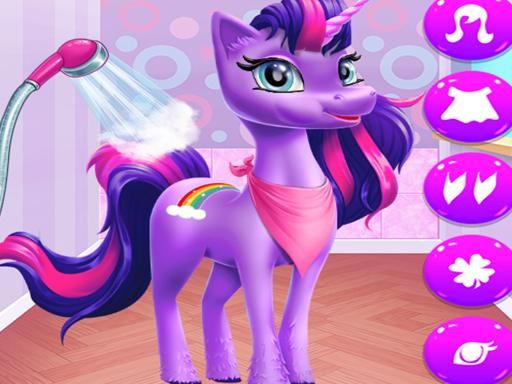 Unicorn Dress Up Girls 2021 - browser game screenshot