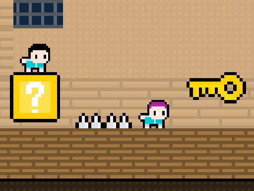 Pixcade 2 Player Escape - browser game screenshot