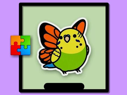 Cute Budgie Puzzle Cute Budgie Puzzle - browser game screenshot