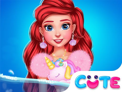 Princess Turned Into Mermaid - browser game screenshot