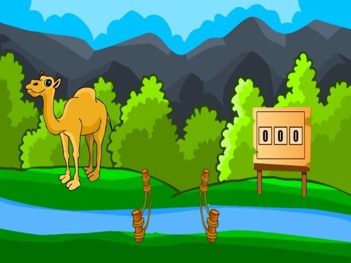 Rescue The Hungry Camel - browser game screenshot