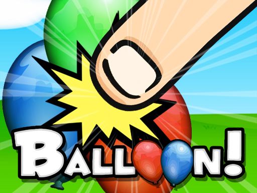 Balloon pop games for kids - browser game screenshot