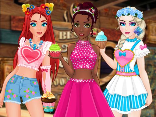 Princess Cupcake - browser game screenshot