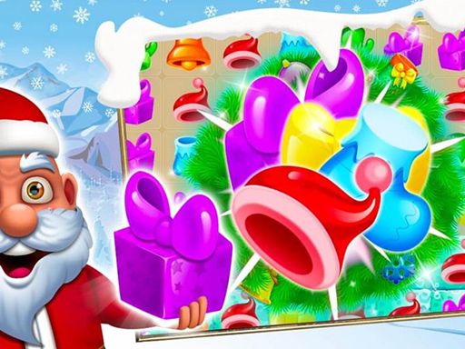 Christmas Match Three - browser game screenshot