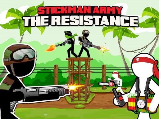 Stickman Army : Resistance - browser game screenshot