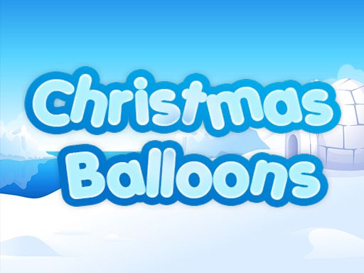Christmas Balloons - browser game screenshot