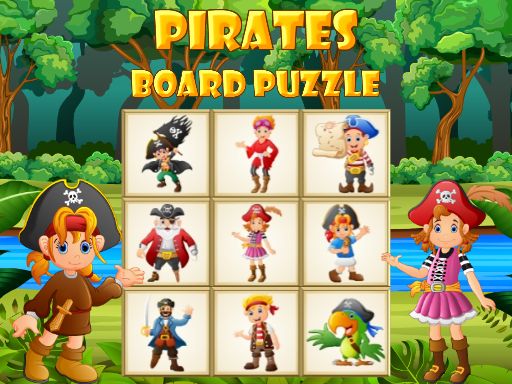 Pirates Board Puzzle Pirates Board Puzzle - browser game screenshot