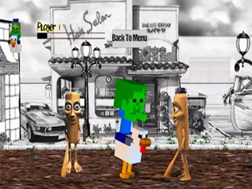 Chicken Jockey Tung Tung Sahur Fight - browser game screenshot