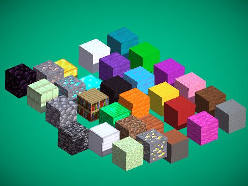 Minecraft Cube Puzzle Minecraft Cube Puzzle - browser game screenshot