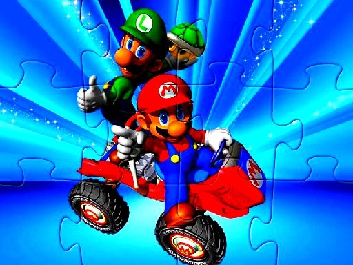Mario and Yoshi Jigsaw - browser game screenshot