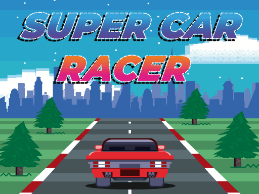 Super Car Racer - browser game screenshot