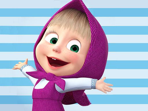 A Day With Masha And The Bear - browser game screenshot