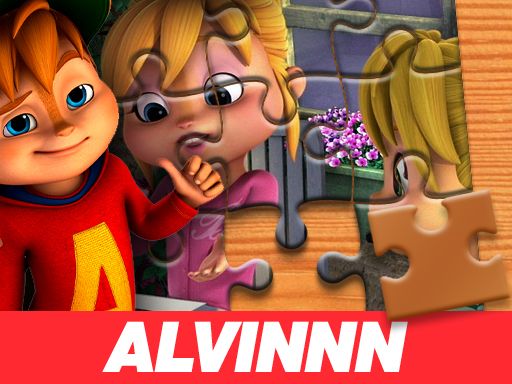 Alvinnn and the Chipmunks Jigsaw Puzzle - browser game screenshot