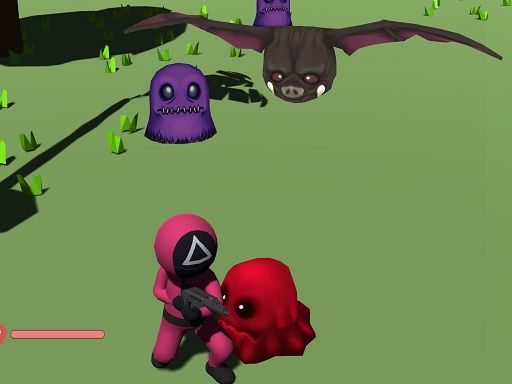 Squid Warrior Adventure - browser game screenshot