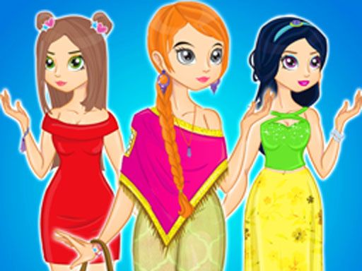 Dress Up The Girl - browser game screenshot