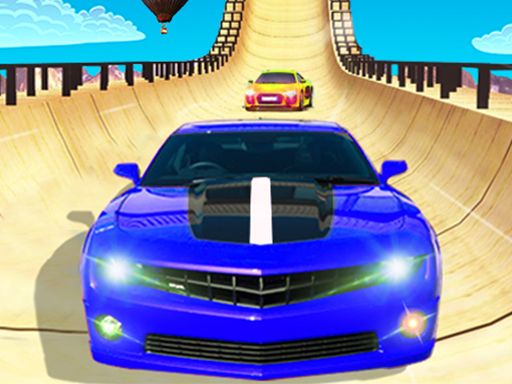 Ramp Car Stunts Impossible - browser game screenshot