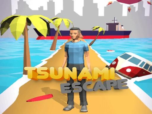 Save Me Tsunami - browser game screenshot