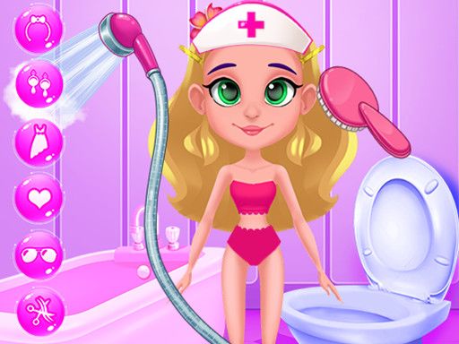 Violet Doll My Virtual Home - browser game screenshot
