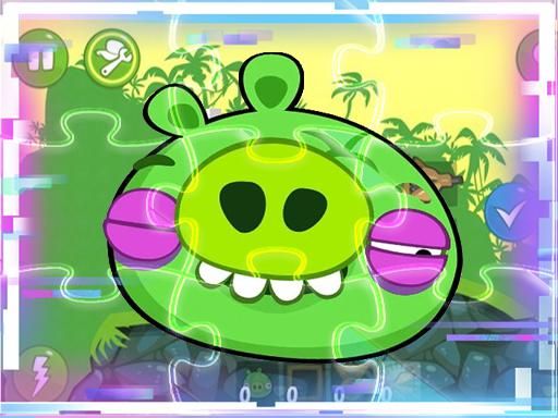 Bad Piggies Mact3 Puzzle - browser game screenshot