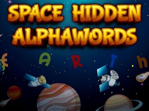 Space Hidden Alphawords - browser game screenshot